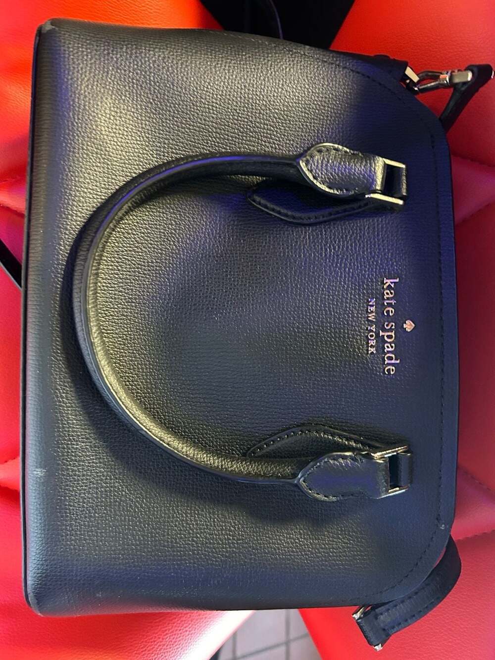 Kate Spade New York Black Leather Crossbody Handbag
